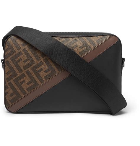 fendi logo messengaer bag|fendi messenger bags men's.